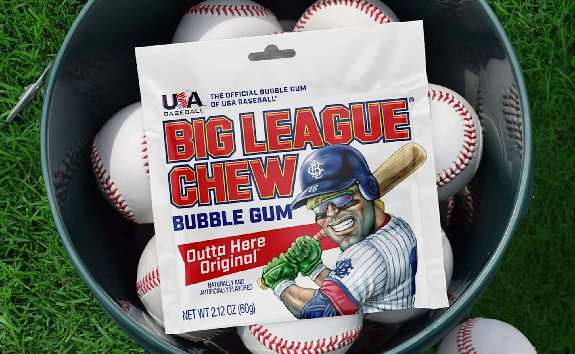 Big league chew gum header