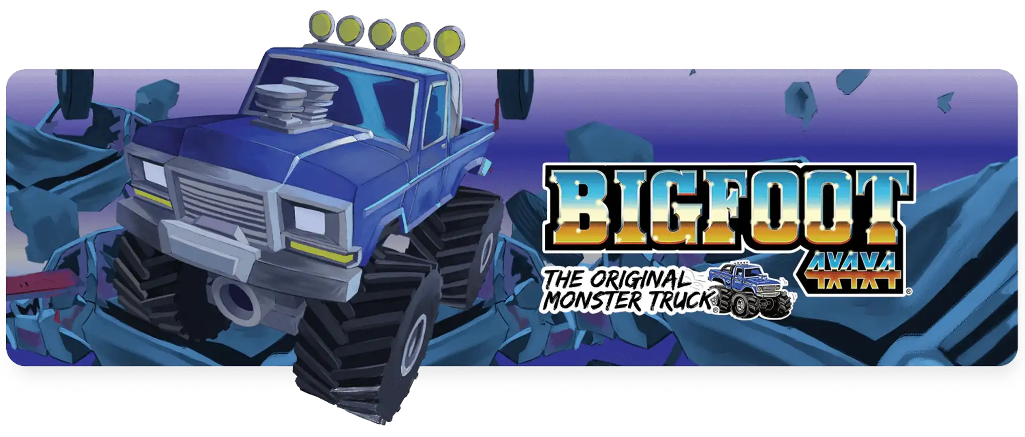 Bigfoot monster trucks 4x4x4 header