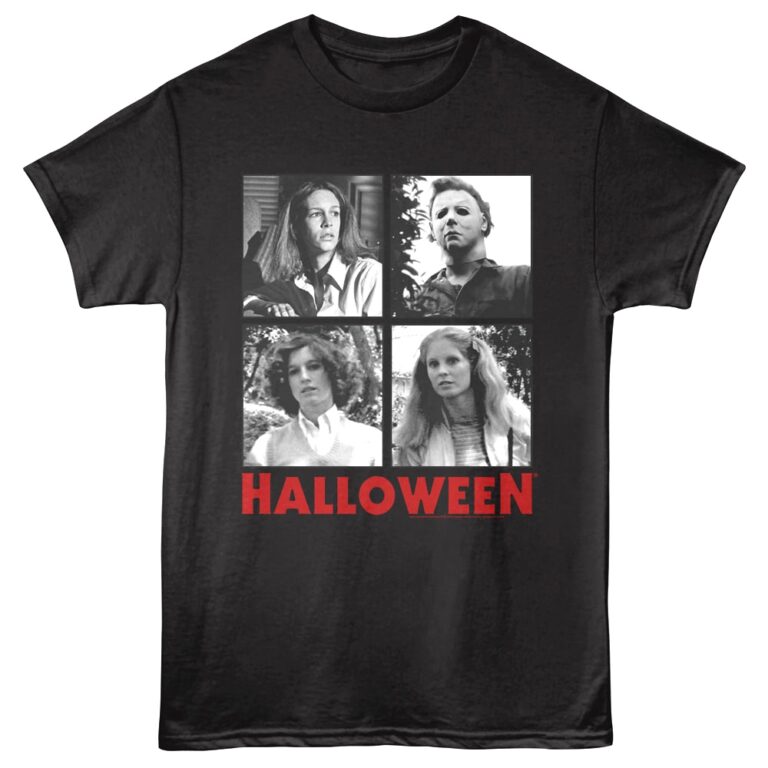 Halloween Celebrity Squares Men's T Shirt Black