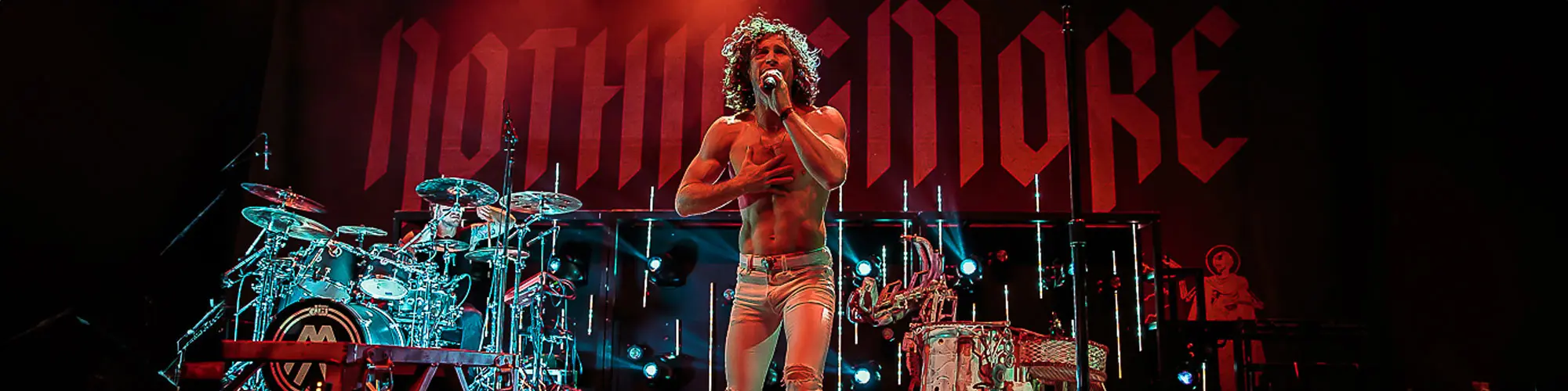 Nothing More on stage