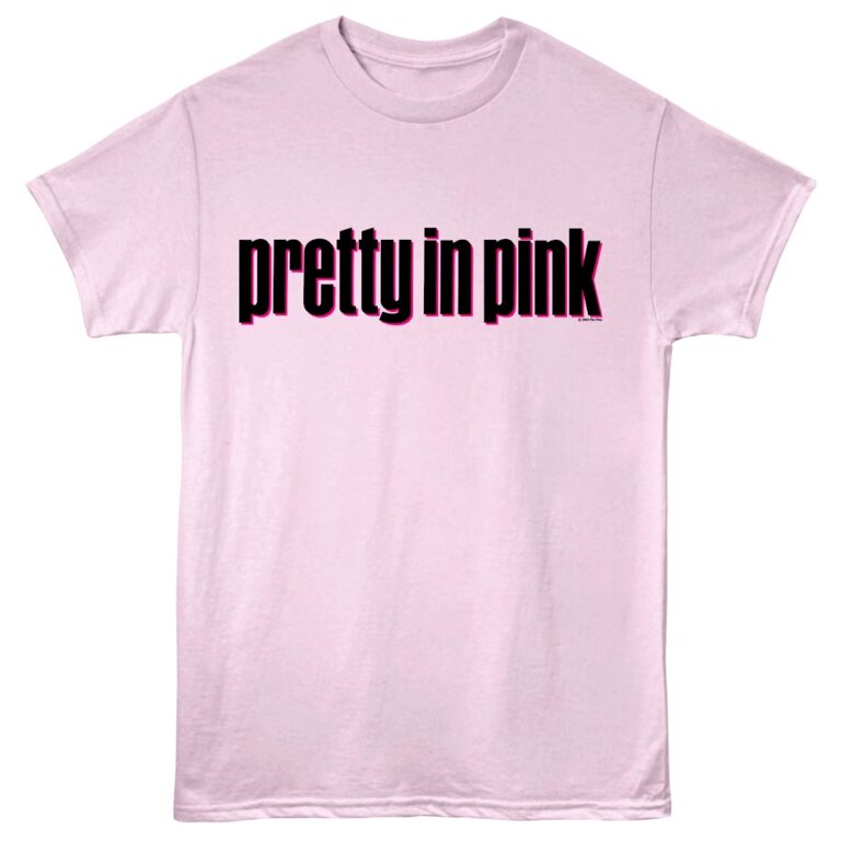 Pretty in Pink Logo Men's T Shirt Light Pink