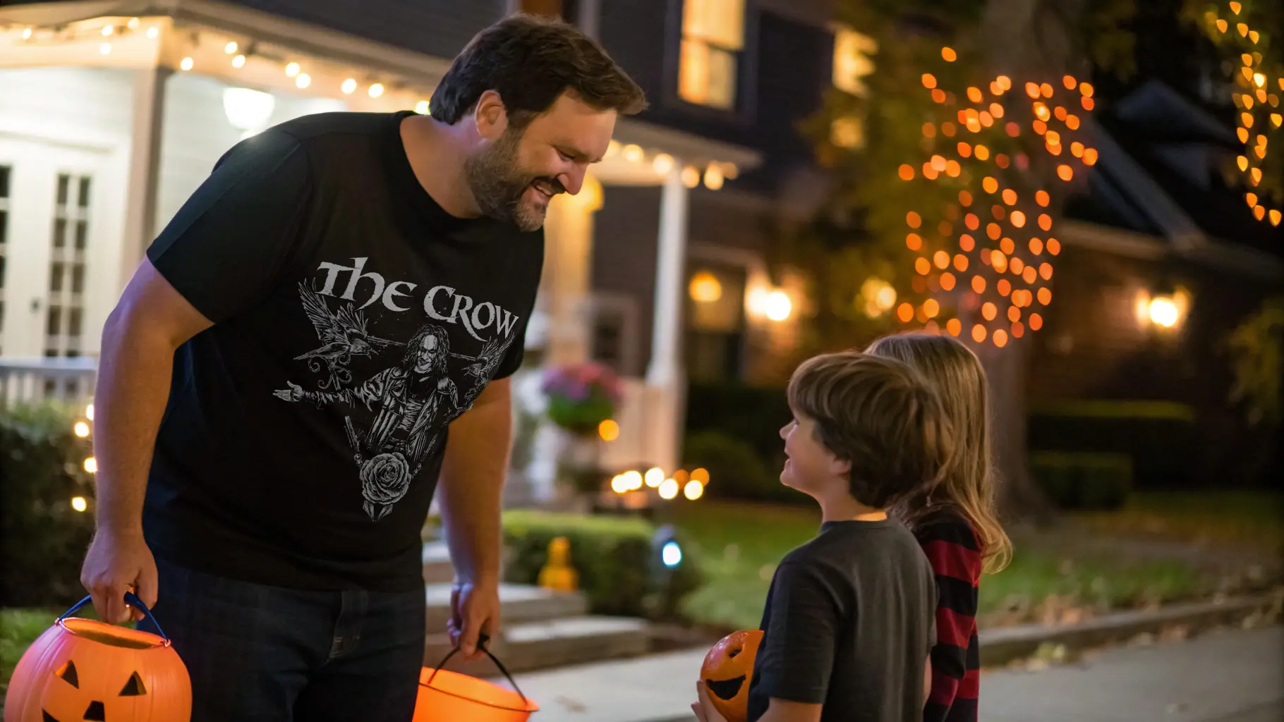 The Crow Eric Draven Dark Rose Men’s T Shirt