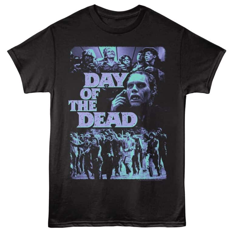 Day of the Dead Zombie Horde Men's T Shirt Black