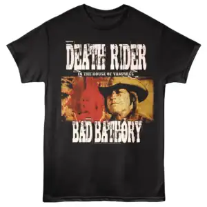 Death Rider Bad Bathory Men's T Shirt Black