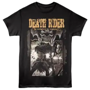 Death Rider House of Vampires Poster Men's T Shirt Black