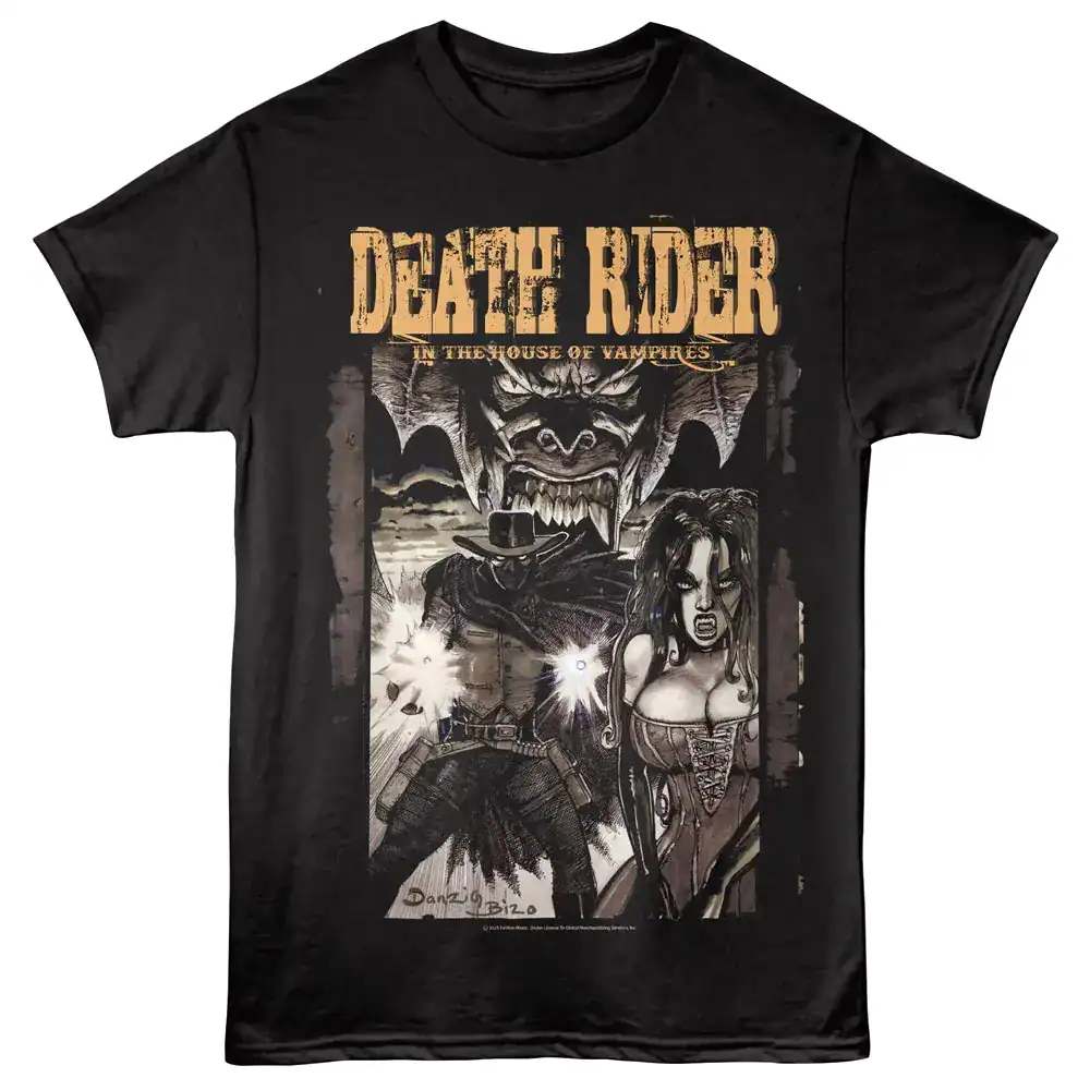 Death Rider House of Vampires Poster Men's T Shirt Black