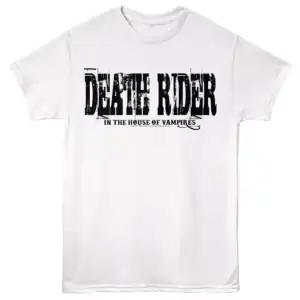 Death Rider Vintage Logo Men's T Shirt White