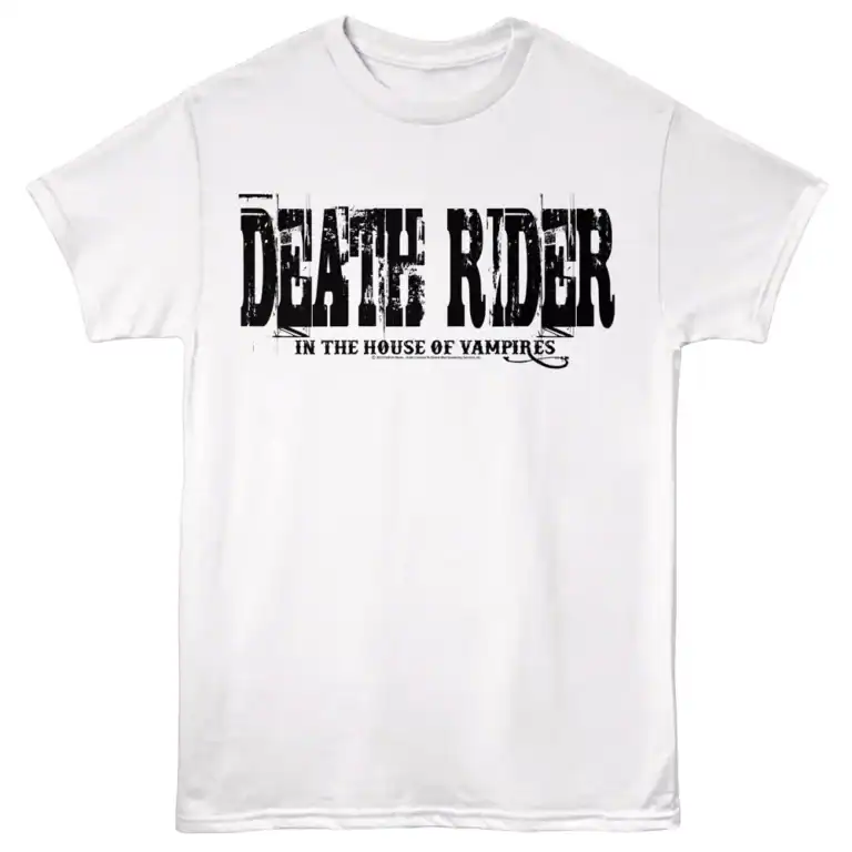Death Rider Vintage Logo Men's T Shirt White