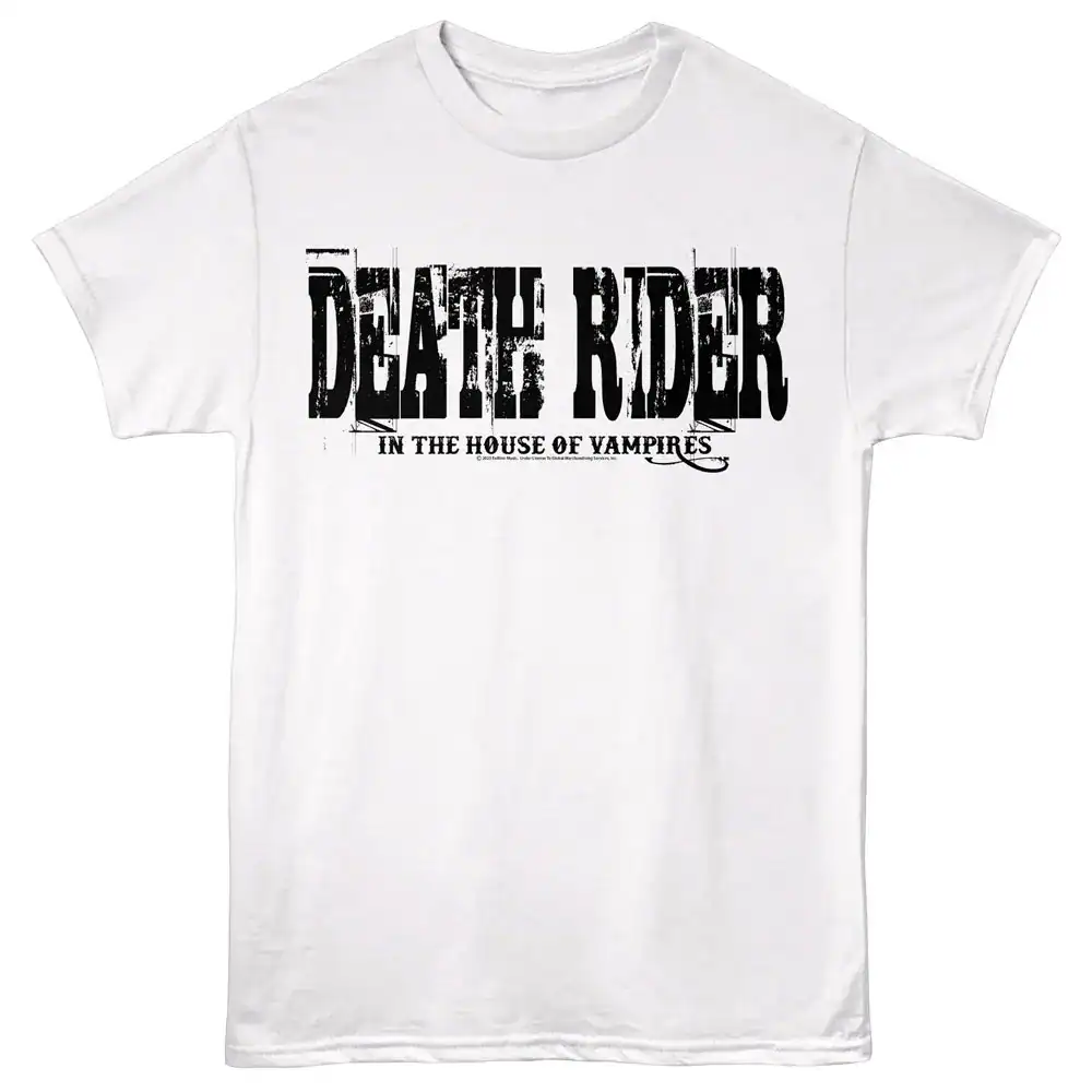 Death Rider Vintage Logo Men's T Shirt White