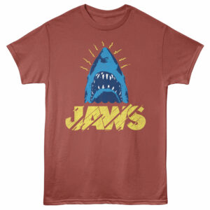 Jaws Stinks Men's T Shirt Terracotta