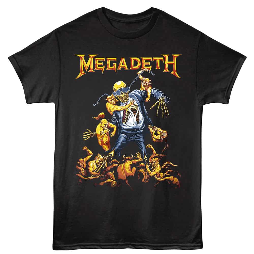 Megadeth Vic Goes to Hell Men's T Shirt Black