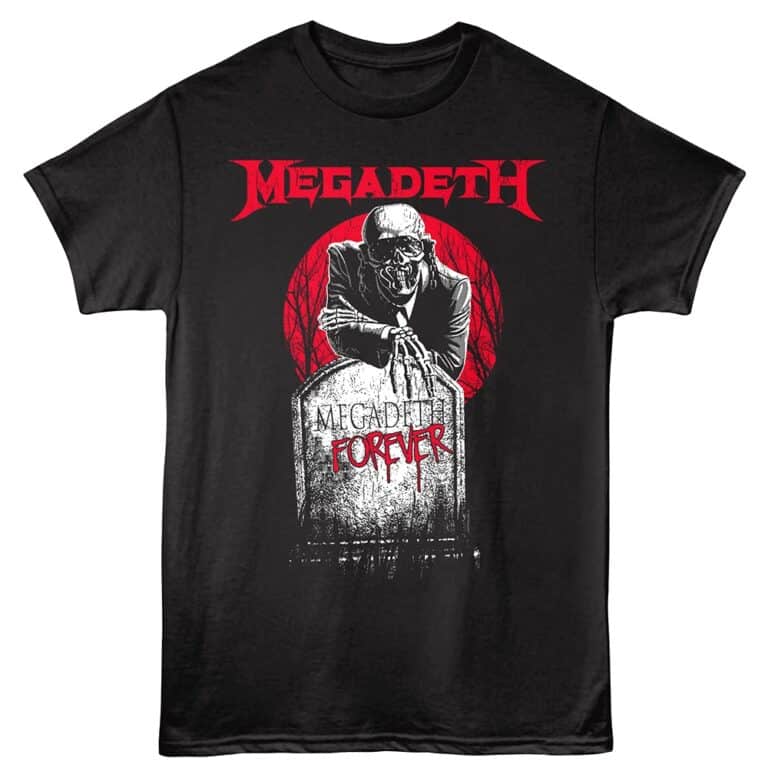 Megadeth Forever Men's T Shirt Black