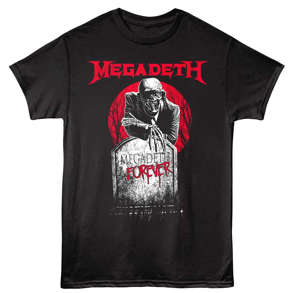 Megadeth Forever Men's T Shirt Black