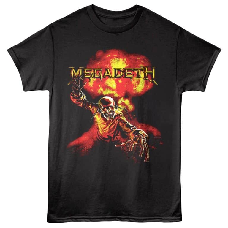 Megadeth Nuclear Blast Men's T Shirt Black