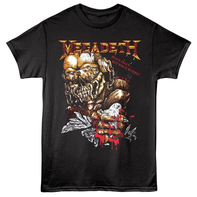 Megadeth Peace Sells Who's Buying Men's T Shirt Black