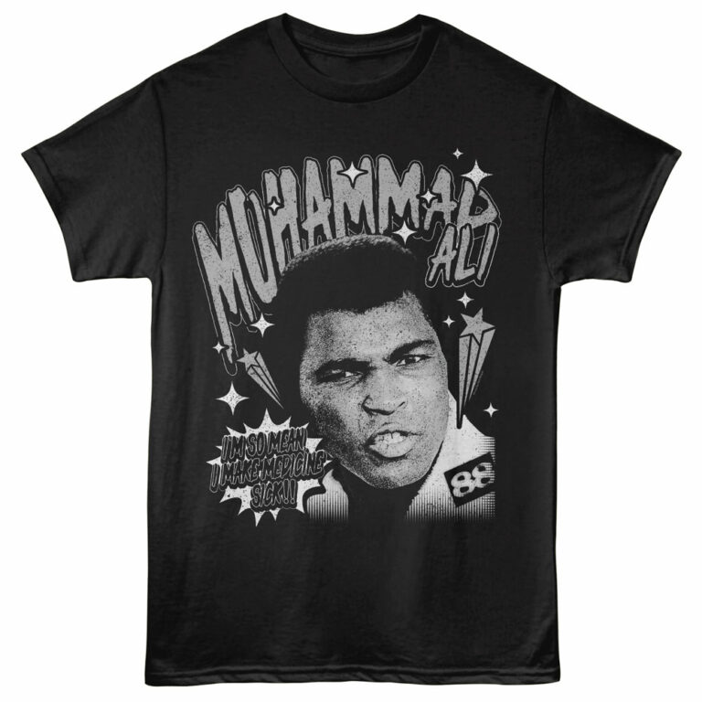 Muhammad Ali Make Medicine Sick Men's T Shirt Black