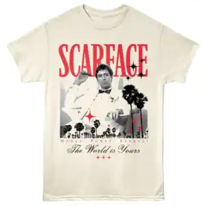 Scarface Star Power Men's T Shirt Ivory