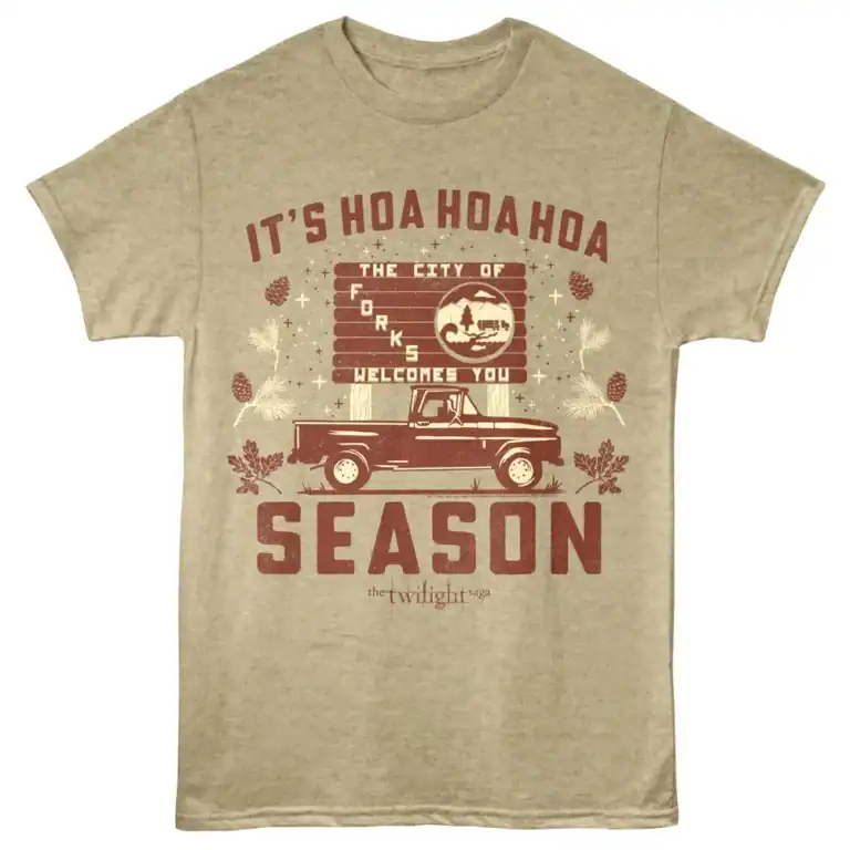 Twilight It's Hoa Season Men's T Shirt Khaki Heather