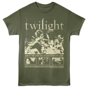 Twilight Storyboard Men's T Shirt Military Green