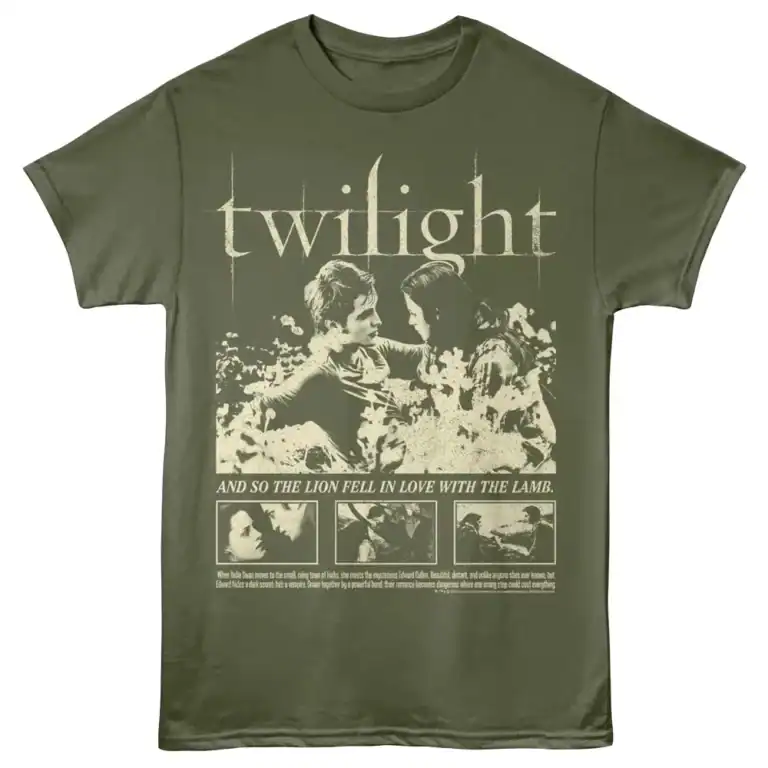 Twilight Storyboard Men's T Shirt Military Green