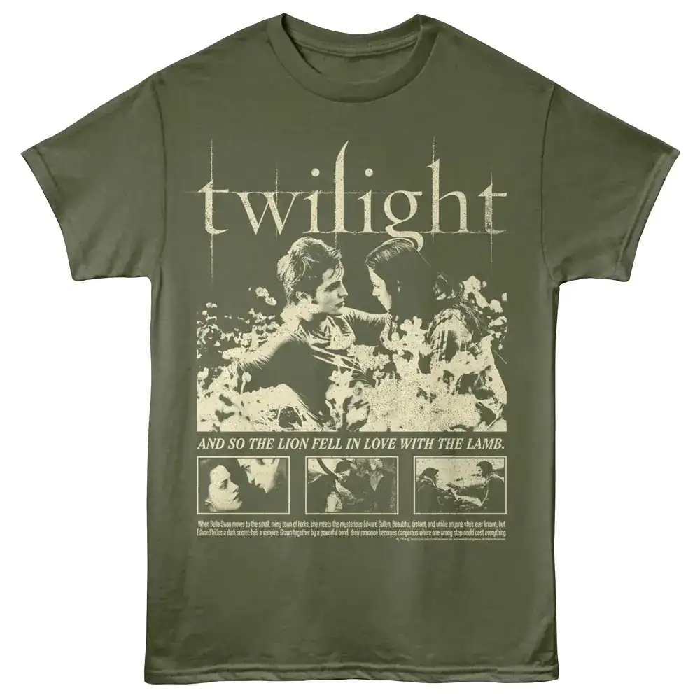 Twilight Storyboard Men's T Shirt Military Green