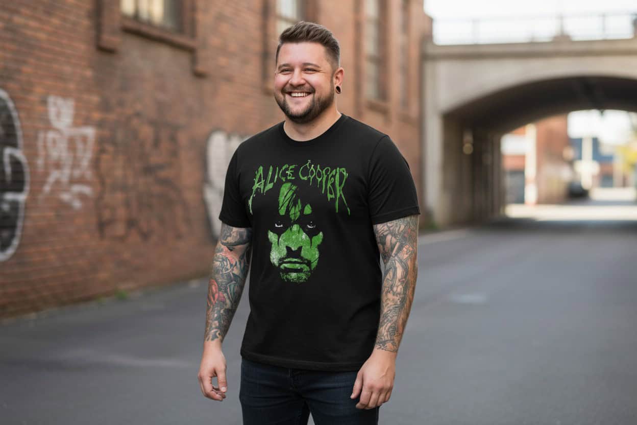 Alice Cooper alien face