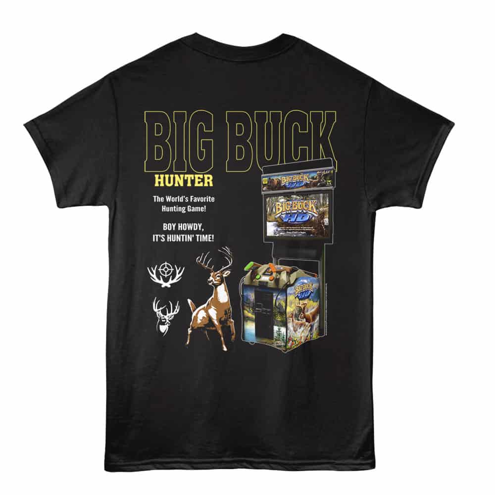 Big Buck Hunter Arcade Men's T Shirt Black