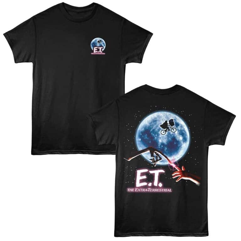E.T The Extra-Terrestrial Poster Men's T Shirt Black