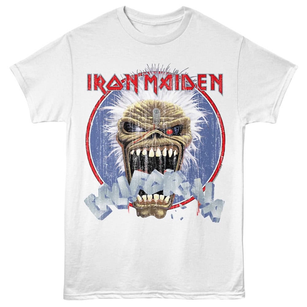 Iron Maiden California Men's T Shirt White