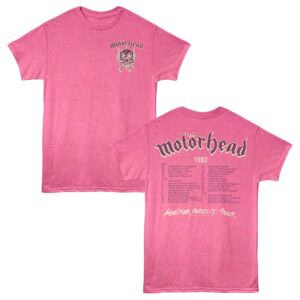 Motorhead Another Perfect Tour 83 Men's T Shirt Pink