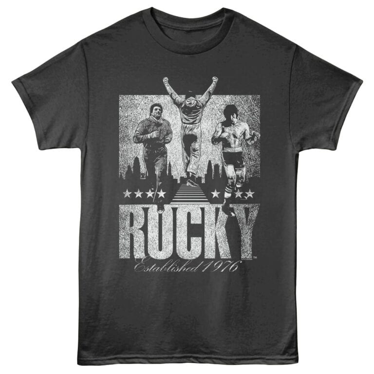 Rocky Established 1976 Men's T Shirt Charcoal