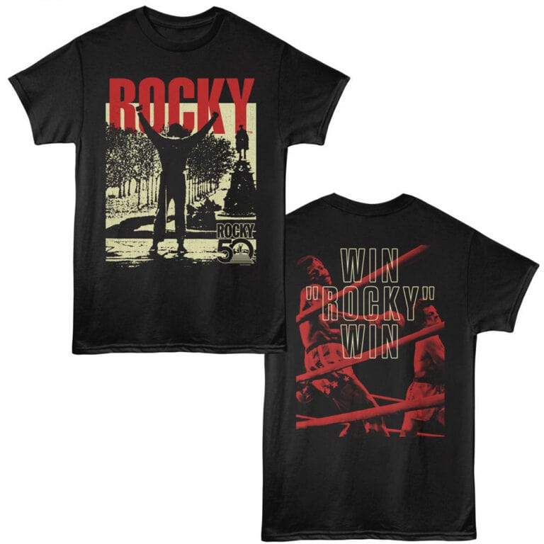 Rocky Ropes 50 Men's T Shirt Black