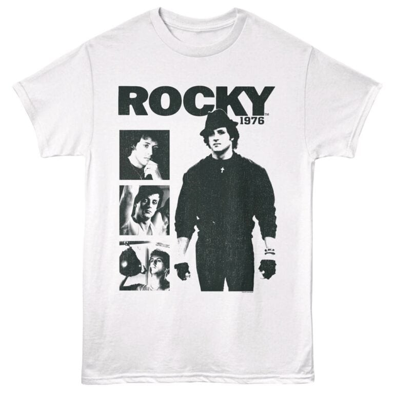 Rocky Scrapbook 1976 Men's T Shirt White