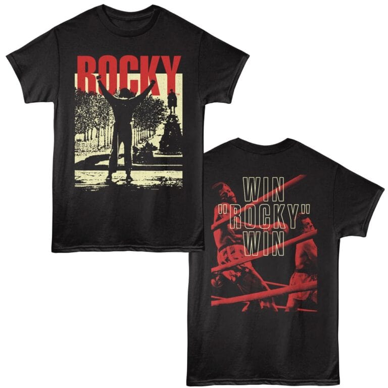 Rocky Wins by KO Apollo Creed Men's T Shirt Black