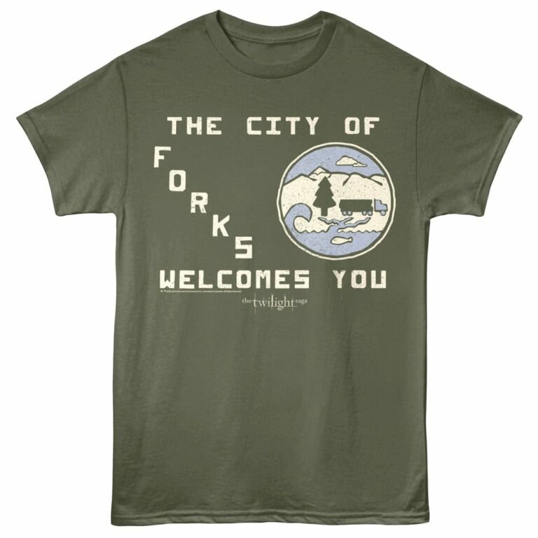 Twilight Welcome to Forks Men's T Shirt