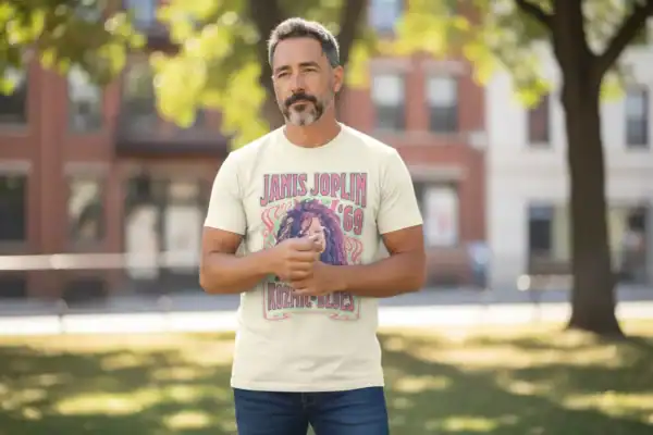 Janis Joplin Woodstock tees