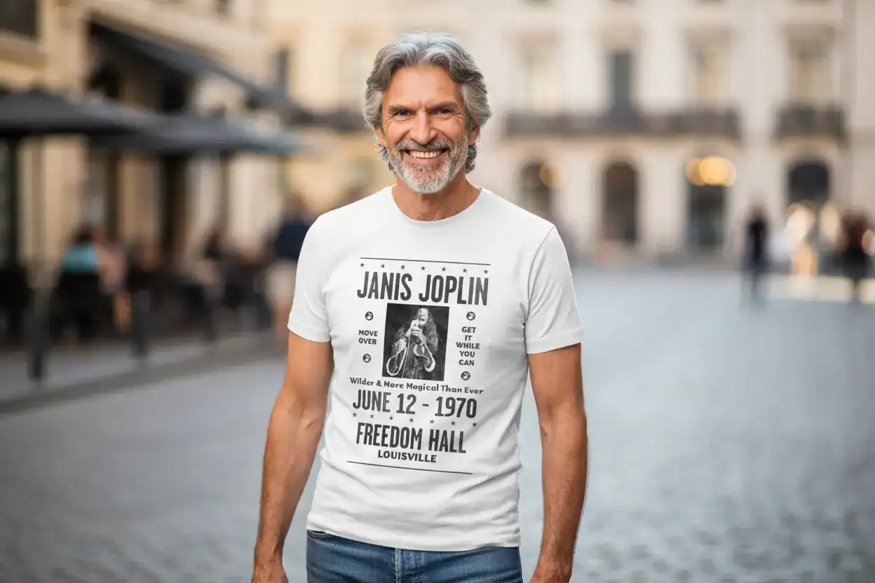 Janis Joplin tour tees