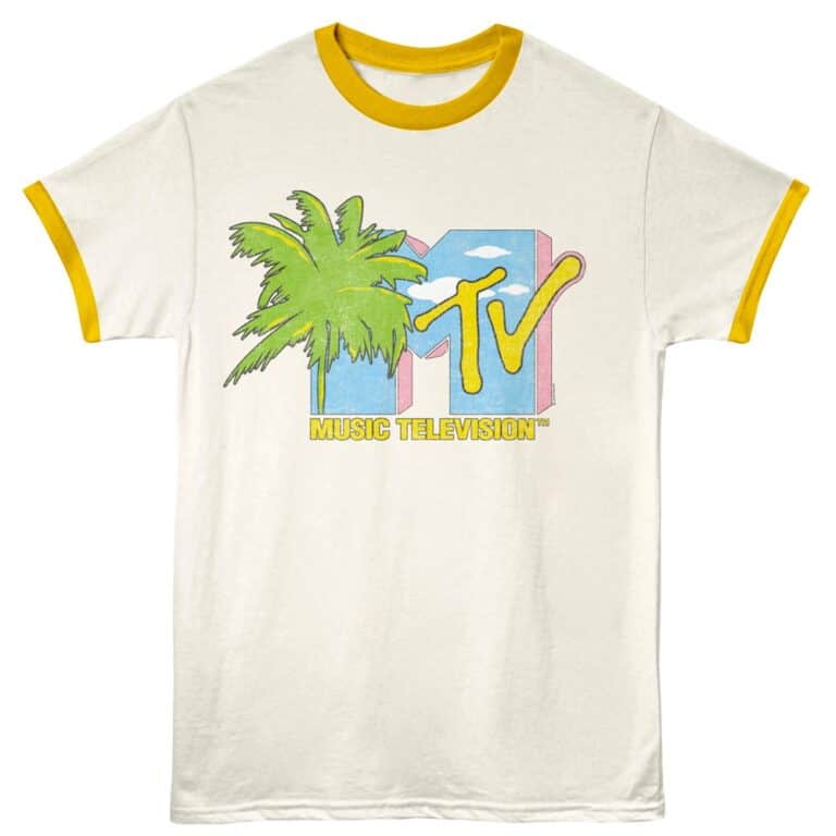 MTV Summer Breeze Logo Ringer T Shirt