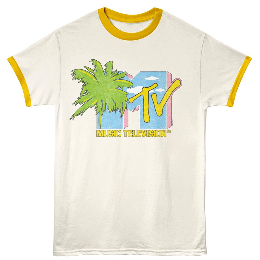 MTV Summer Breeze Logo Ringer T Shirt