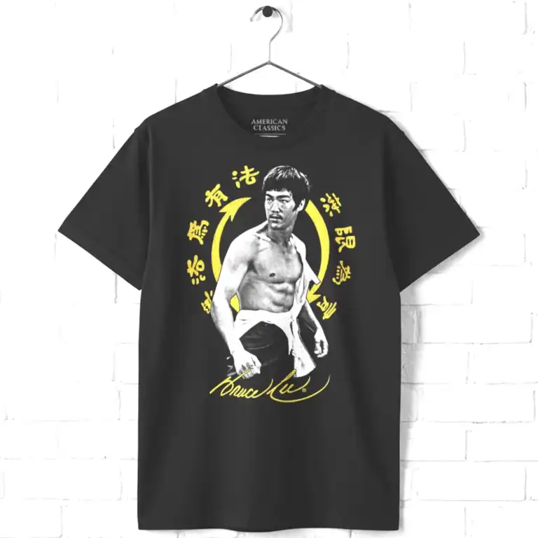 Bruce Lee T-Shirts printed in the USA to Enter like a Dragon