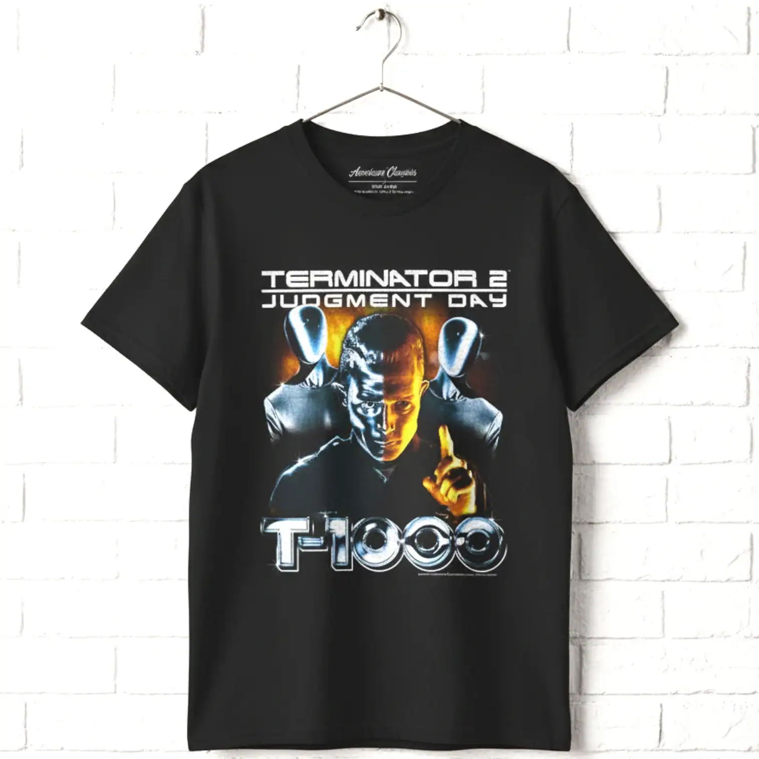 Terminator 2 T-1000 T-Shirt, Men's Graphic Movie Tees
