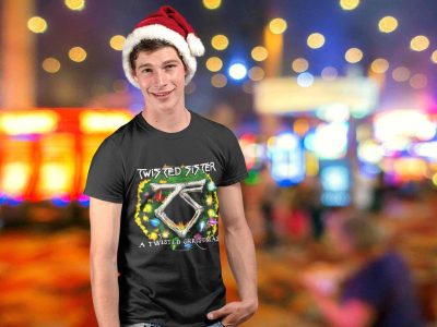 Twisted Sister Christmas Lights Men’s T Shirt