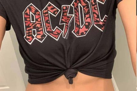 Acdc leopard print crop top ACDC5108-5080