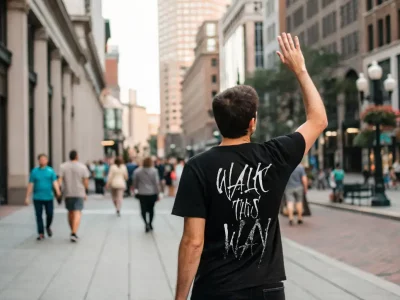 Aerosmith walk this way tees