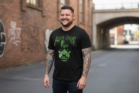 Alice Cooper alien face