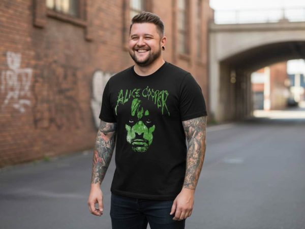 Alice Cooper alien face