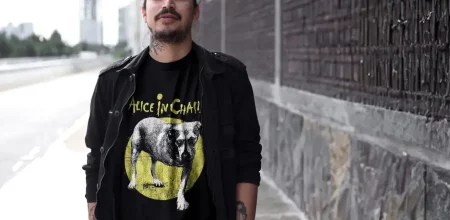 Alice in Chains Self-Titled T-Shirt Black