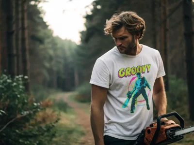 Army of darkness ash groovy tshirt