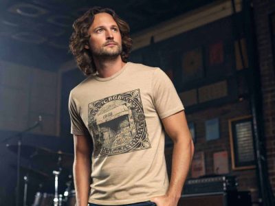 Standout rock band T-shirt featuring indie rock-inspired graphic design, perfect for music lovers and concert fans. Unique casual style for men.