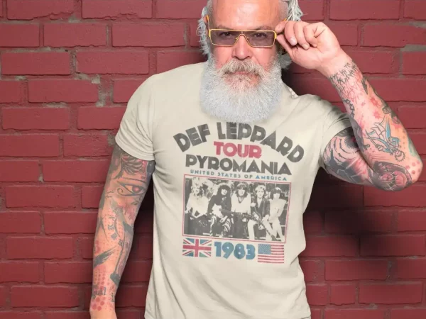 Def Leppard Pyromania USA Tour T-Shirt